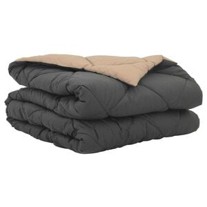 vidaXL Sommerdecke 200 x 135 cm Sommer 200 gsm Anthrazit und Taupe