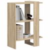 vidaXL B&uuml;cherregal Sonoma-Eiche 52 x 25 x 71,5 cm Holzwerkstoff