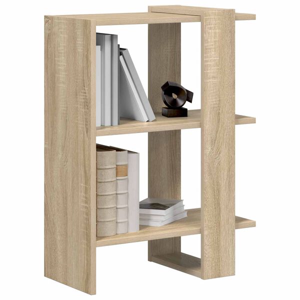 vidaXL B&uuml;cherregal Sonoma-Eiche 52 x 25 x 71,5 cm Holzwerkstoff