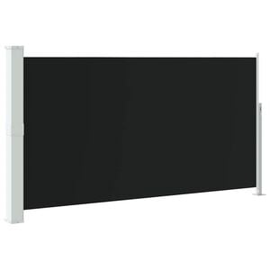 vidaXL Ausziehbare Seitenmarkise 170&times;300 cm Schwarz
