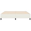 vidaXL Boxspringbett Creme 180 x 200 cm Cordstoff