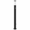 vidaXL Pollerleuchte mit Sensor und Steckdose 110 cm Edelstahl IP44