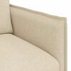 vidaXL Sofa Creme Gesamtabmessungen: 196 x 82 x 85 cm (B x T x H) Samt