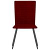 vidaXL Esszimmerst&uuml;hle 4 Stk. Weinrot Samt