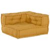 vidaXL 2-Sitzer-Modulsofa Gelb 140x70x36 cm Stoff