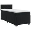 vidaXL Boxspringbett mit Matratze Schwarz 100 x 200 cm Samt