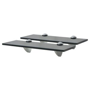 vidaXL Schweberegale 2 Stk. Glas 30x20 cm 8 mm