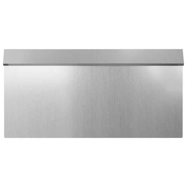 vidaXL Schneckenzaun 4 pcs Silber 50 x 3,5 x 25 cm Verzinkter Stahl