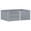 vidaXL Pflanzkasten Grau 150x100 cm Massivholz Kiefer