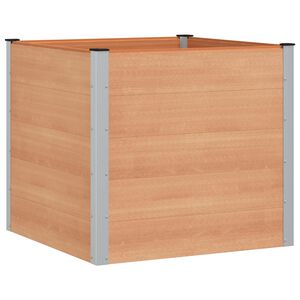 vidaXL Hochbeet Braun 100 x 100 x 91 cm