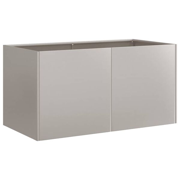 vidaXL Pflanzk&uuml;bel Rostig 80x40x40 cm Wetterfester Stahl