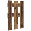 vidaXL Wandmontierter nachttisch Altholz 65 x 3 x 100 cm Holzwerkstoff