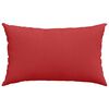 vidaXL Sofakissen 2 pcs Rot 50 x 30 cm Stoff