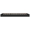 vidaXL Bettgestell Schwarz 75x190 cm Holzwerkstoff