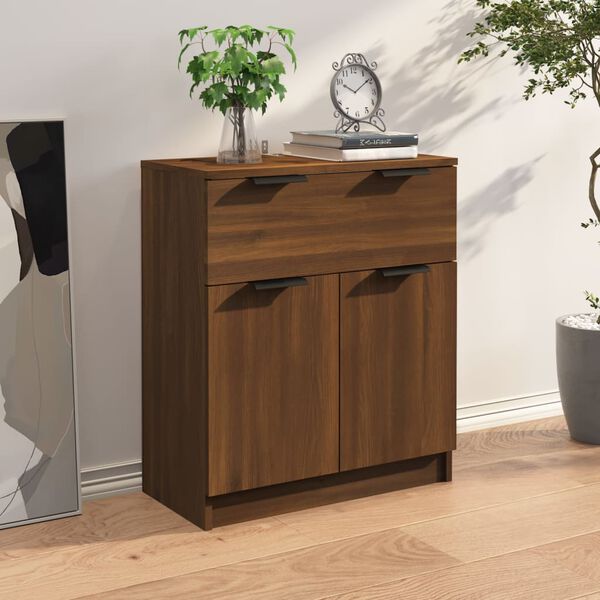 vidaXL Sideboard Braun Eichen-Optik 60x30x70 cm Holzwerkstoff