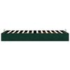 vidaXL Ottoman-Bett ohne Matratze Dunkelgr&uuml;n 90x190 cm Samt