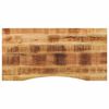 vidaXL Schreibtischplatte mit Aussparung 140x50x2,5cm Massivholz Mango