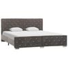 vidaXL Bettgestell Grau Samt 160x200 cm
