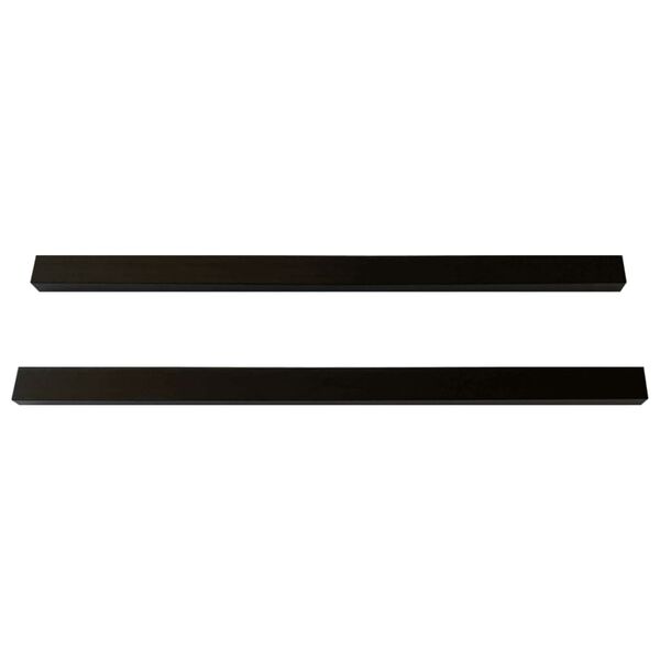 vidaXL Balken für Terrassendielen 6 Stk. Schwarz 170x8,5x4,5 cm WPC