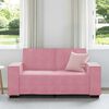 vidaXL 2-Sitzer-Sofa Rosa 160x78x84 cm Samt