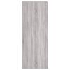 vidaXL TV-Wandschrank Grau Sonoma 40,5x30x102 cm Holzwerkstoff