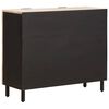 vidaXL Sideboard mit Regal Wei&szlig;e gewaschene Oberfl&auml;che 90 x 33 x 75 cm