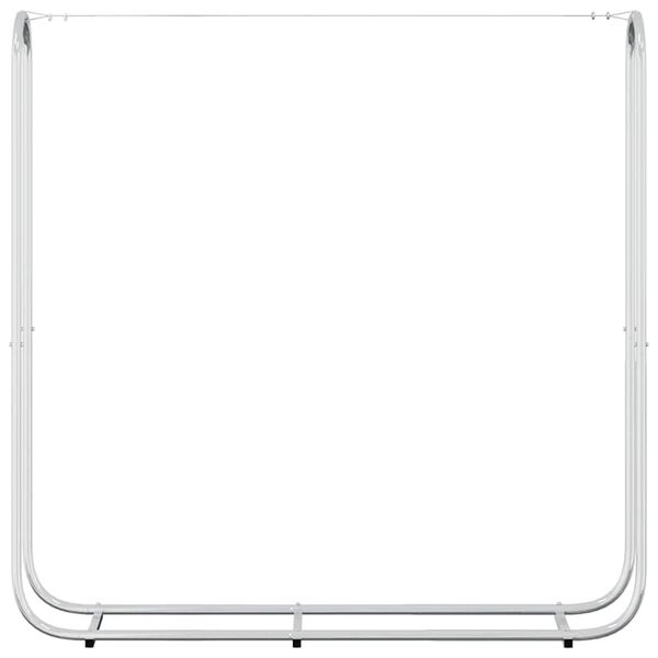 vidaXL Kaminholzregal 150x25x150 cm Stahl verzinkt