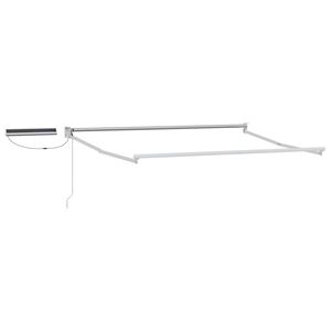 vidaXL Elektrisches Markisenrahmen Wei&szlig; 2,5 x 2 m Aluminium