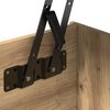 vidaXL Couchtisch Artisan-Eiche 102 x 50,5 x 46,5 cm Holzwerkstoff