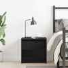 vidaXL Nachttisch Schwarze Eiche 40 x 30 x 39 cm Holzwerkstoff