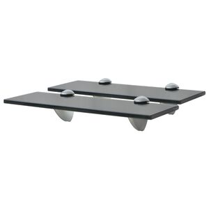 vidaXL Schweberegale 2 Stk. Glas 30x10 cm 8 mm