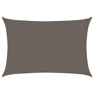 vidaXL Sonnensegel 160 g/m&sup2; Anthrazit 2,5x4 m HDPE