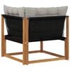 vidaXL Outdoor Ecksofa Massivholz Akazie Natur
