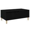 vidaXL Couchtisch Schwarz 90x50x36,5 cm Holzwerkstoff