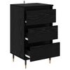 vidaXL Sideboard Schwarz Eichen-Optik 35 x 40 x 70 cm Holzwerkstoff
