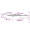 vidaXL Bettgestell Betongrau 120x200 cm Holzwerkstoff