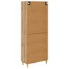 vidaXL Highboard Artisan-Eiche 69,5 x 34 x 180 cm Holzwerkstoff