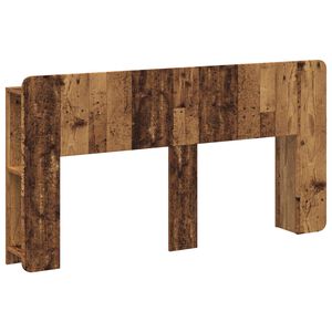 vidaXL Kopfteil Schrank mit Speicher Altholz Holzwerkstoff