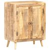 vidaXL Sideboard 60x35x76 cm Raues Mangoholz