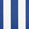 vidaXL Einziehbare Markise Blau und Wei&szlig; 350 x 250 cm
