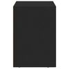 vidaXL Nachttisch Schwarz 40 x 35 x 50 cm Holzwerkstoff
