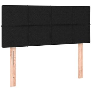 vidaXL Kopfteil Schwarz 80x5x78/88 cm Stoff