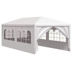 vidaXL Partyzelt 3x6 m Wei&szlig;