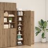 vidaXL Highboard 2 pcs Artisan-Eiche 50 x 42,5 x 185 cm