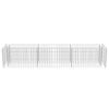 vidaXL Gabionen-Hochbeet Verzinkter Stahl 270×50×50 cm
