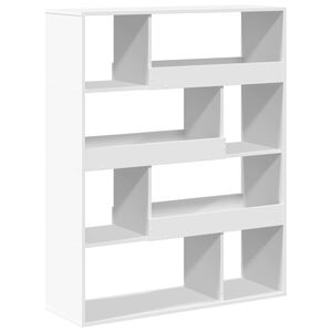 vidaXL Raumteiler Wei&szlig; 100x33x125,5 cm Holzwerkstoff