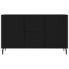 vidaXL Sideboard Schwarz 100x36x60 cm Holzwerkstoff