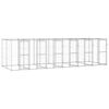 vidaXL Outdoor-Hundezwinger Verzinkter Stahl 14,52 m&sup2;