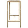 vidaXL Bartisch 110x60x110 cm Impr&auml;gniertes Kiefernholz