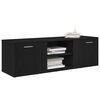 vidaXL TV-Schrank Schwarze Eiche 120x34x37 cm Holzwerkstoff